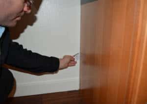 Voids under and behind cabinets