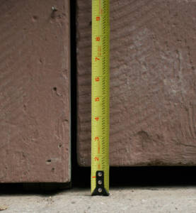 Gap Under Door Allowing Rodent Entry